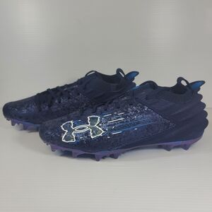 Under Armour Blur 2 MC Suede Football Cleats Navy Blue 3027978-401 Men’s Size 13